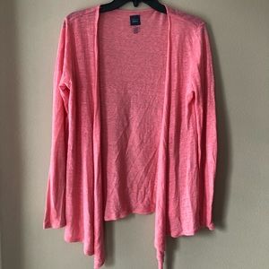 NWOT BLUE by saks 5th Avenue 100% linen cardigan